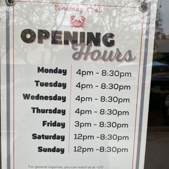 Cracking Crab - Hours as of 5/2025 - Cajun/Creole Near Me - Montrose, California Cracking Crab - Hours as of 5/2025 - Cajun/Creole Near Me - Montrose, California