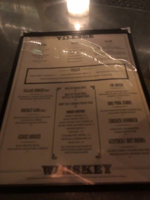 Menu photo 8 Village Whiskey Philadelphia, PA