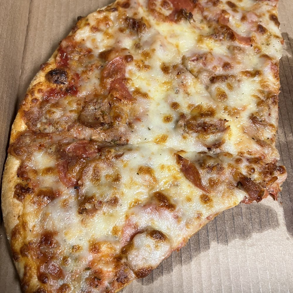 LuBo's NY Pizza - Pepperoni with sausage and extra cheese pizza. - Pizza Near Me - Centennial, Colorado LuBo's NY Pizza - Pepperoni with sausage and extra cheese pizza. - Pizza Near Me - Centennial, Colorado