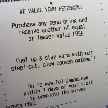 Jamba - I like free - Juice Bars & Smoothies Near Me - Stockton, California