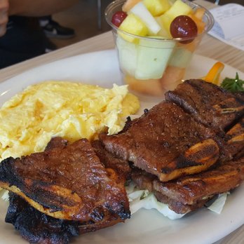 Stacks Pancake House - Kalbi and Scrambled Eggs - Breakfast & Brunch Near Me - Irvine, California Stacks Pancake House - Kalbi and Scrambled Eggs - Breakfast & Brunch Near Me - Irvine, California