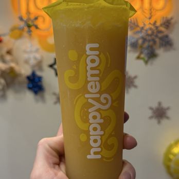 Happy Lemon - Blended whole lemon - Fresh Lemon Honey Green Tea - Bubble Tea Near Me - Carrollton, Texas Happy Lemon - Blended whole lemon - Fresh Lemon Honey Green Tea - Bubble Tea Near Me - Carrollton, Texas
