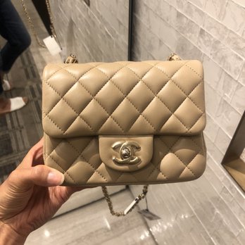Chanel - 21s dark beige mini square - Women's Clothing Near Me - Costa Mesa, California