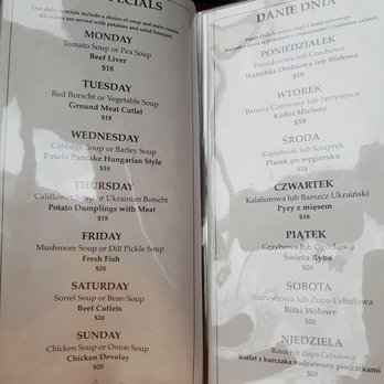Bar 4 U - Daily Specials - Polish Near Me - Mississauga, Ontario