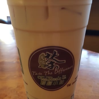 Ten Ren Tea - Large roasted oolong milk tea with small boba ($4.50) - Bubble Tea Near Me - Cupertino, California Ten Ren Tea - Large roasted oolong milk tea with small boba ($4.50) - Bubble Tea Near Me - Cupertino, California