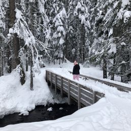 Enjoying the trail in December!