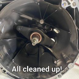 They even cleaned up the inside of the clutch housing. They even cleaned up the inside of the clutch housing.