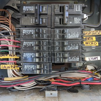 Leaf Electrical - a close up of a circuit box - Electricians Near Me Leaf Electrical - a close up of a circuit box - Electricians Near Me