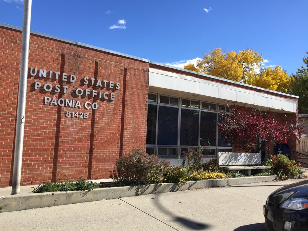US POST OFFICE Post Offices 125 Grand Ave, Paonia, CO Phone
