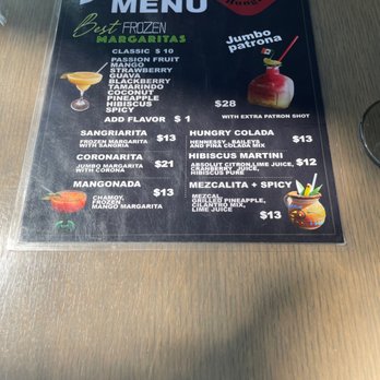 Hungry Burrito - Drink menu - Mexican Near Me - Ridgewood, New York