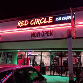 Red Circle Ice Cream - Facade - Desserts Near Me - Houston, Texas Red Circle Ice Cream - Facade - Desserts Near Me - Houston, Texas