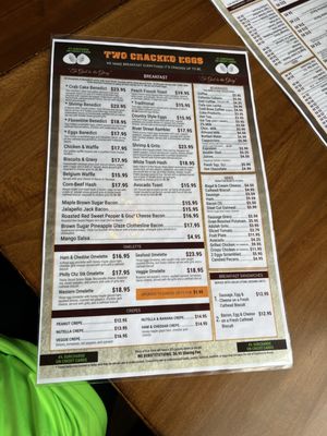 Menu photo 8 Two Cracked Eggs Cafe Savannah, GA Menu photo 8 Two Cracked Eggs Cafe Savannah, GA