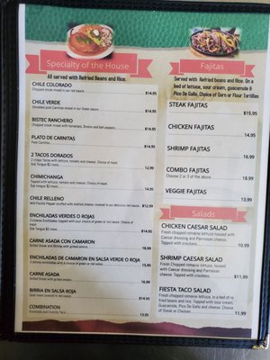 Menu photo 6 Fuentes Restaurant & Cantina Minden, NV
