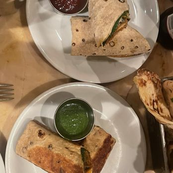 Dishoom - Chicken Tikka and Paneer rolls - Indian Near Me - London, XGL