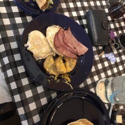 Taco, ham, eggs, potatoes, pancakes Taco, ham, eggs, potatoes, pancakes
