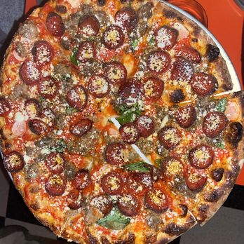Cent’s - Sunday Gravy with pepperoni - Pizza Near Me - Cleveland, Ohio Cent’s - Sunday Gravy with pepperoni - Pizza Near Me - Cleveland, Ohio