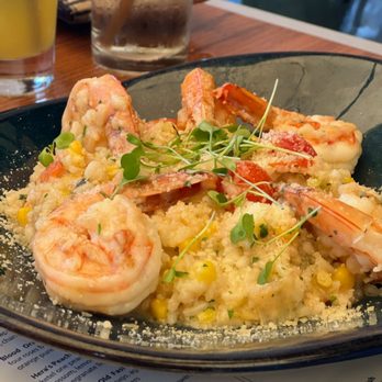 Rooftop - Shrimp risotto - New American Near Me - Walnut Creek, California