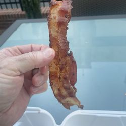Tyler's Express - That's the best bacon I've had in a while.
