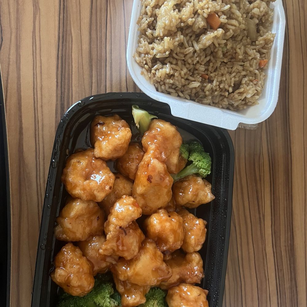 General Tso's w/ fried rice.