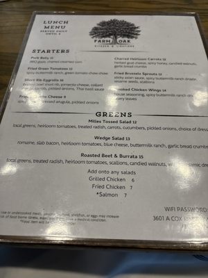 Menu photo 5 Farm And Oak Henrico, VA