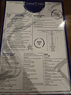 Menu photo 1 Chinatown Restaurant Winchester, VA Menu photo 1 Chinatown Restaurant Winchester, VA