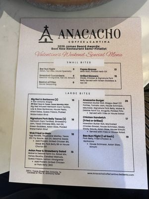 Menu photo 2 Anacacho Coffee & Cantina San Antonio, TX