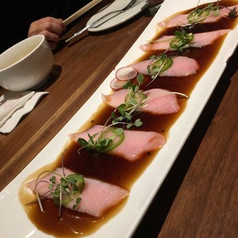 The 1126 Restaurant - Hamachi cold app. The sauce is awesome. Used it to eat other sushi :D - Sushi Bars Near Me - Columbus, Ohio The 1126 Restaurant - Hamachi cold app. The sauce is awesome. Used it to eat other sushi :D - Sushi Bars Near Me - Columbus, Ohio