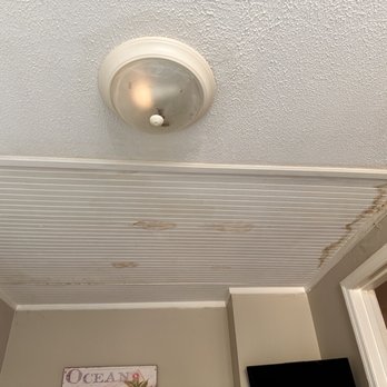 Myrtle Beach Vacation Stations - Front room ceiling. Under another unit that was getting fumigated for bed bugs - Vacation Rental Agents Near Me - Little River, South Carolina