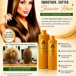 Tina's Hair Salon - Quick Keratin Treatment! Perfect for those with damaged hair who wants shinier and smoother hair!