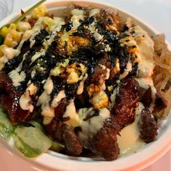 Cupspops - Beef galbi bowl with all the free add ons