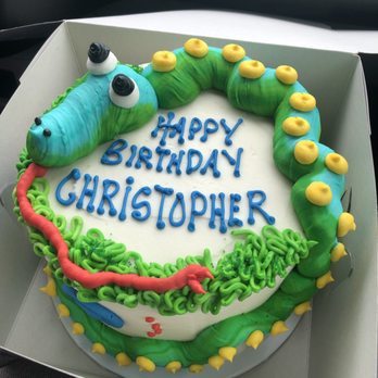 Becker's Bakery - Our Snake Cake!!! My kid loved this so much. - Bakeries Near Me - Manhattan Beach, California