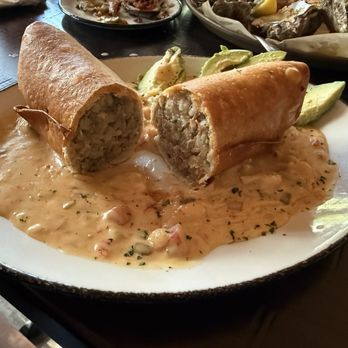 The Chimes - Jambalaya chimichanga - Wine Bars Near Me - Lafayette, Louisiana The Chimes - Jambalaya chimichanga - Wine Bars Near Me - Lafayette, Louisiana
