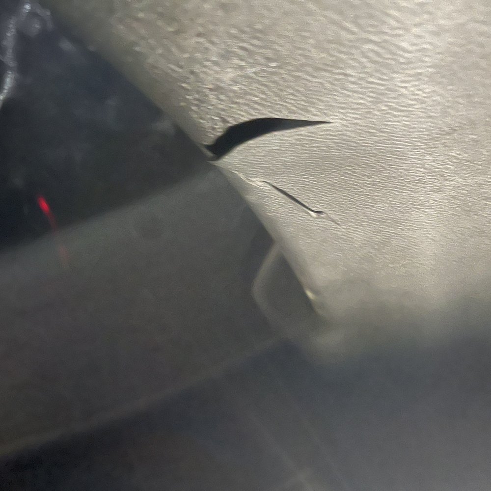 Platinum Collision Experts - Inside the the trunk, part of hatch - Body Shops Near Me - Long Beach, California