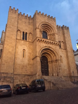 Old Cathedral of Saint Mary of Coimbra by null
