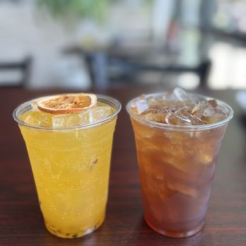 Pho Tam - Passion Fruit Soda and Lychee Black Fruit Tea - Vietnamese Near Me - Vancouver, Washington Pho Tam - Passion Fruit Soda and Lychee Black Fruit Tea - Vietnamese Near Me - Vancouver, Washington