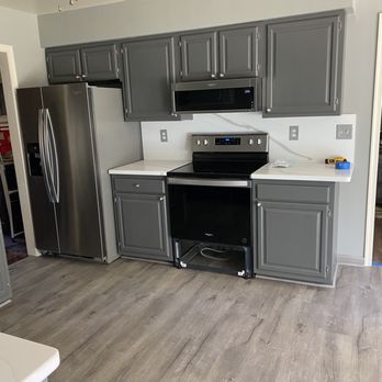 Athens Custom Flooring/A1 Floors of Hampton Roads - Kitchen and laundry room LVP installation. - Flooring Near Me - Virginia Beach, Virginia