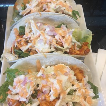 Bonchon Town Center Jacksonville - Chicken tacos, really good but very spicy! - Korean Near Me - Jacksonville, Florida Bonchon Town Center Jacksonville - Chicken tacos, really good but very spicy! - Korean Near Me - Jacksonville, Florida