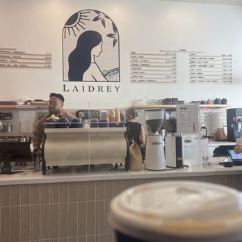 Laidrey Coffee Roasters - Beach Brew with oatmilk - Coffee Roasteries Near Me - Encino, California