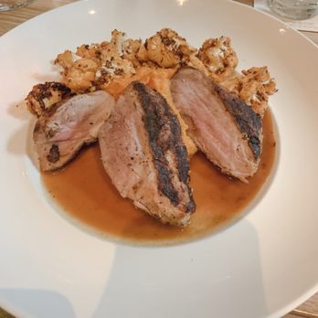 Seasons 52 - Wood-Grilled Pork Tenderloin* - New American Near Me - Troy, Michigan