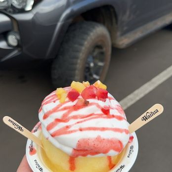 Wailua Shave Ice - Lava Flow - Shaved Ice Near Me - Kapaa, Hawaii