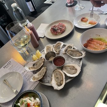 Select Oyster Bar - Riesling, Trimbach 'Cuvee Fredric Emile' 2007 Faroe Islands Salmon Crudo* Tuna Tartare* Various Oysters Daily Ceviche - Seafood Near Me - Boston, Massachusetts