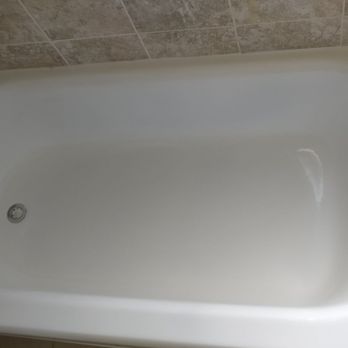 Asap Reglazing - Overhead view of the newly finished tub - Refinishing Services Near Me