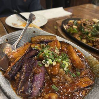 Jiang Nan - Eggplant Sauteed with Spicy Garlic Sauce - Chinese Near Me - Flushing, New York