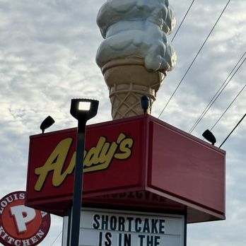 Andy's Frozen Custard - Sign out front - Ice Cream & Frozen Yogurt Near Me - Greer, South Carolina