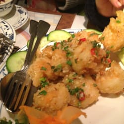 China-Restaurant Shanghai - Crevetten mit cili