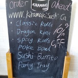 Kiramaki Sushi - Offerings