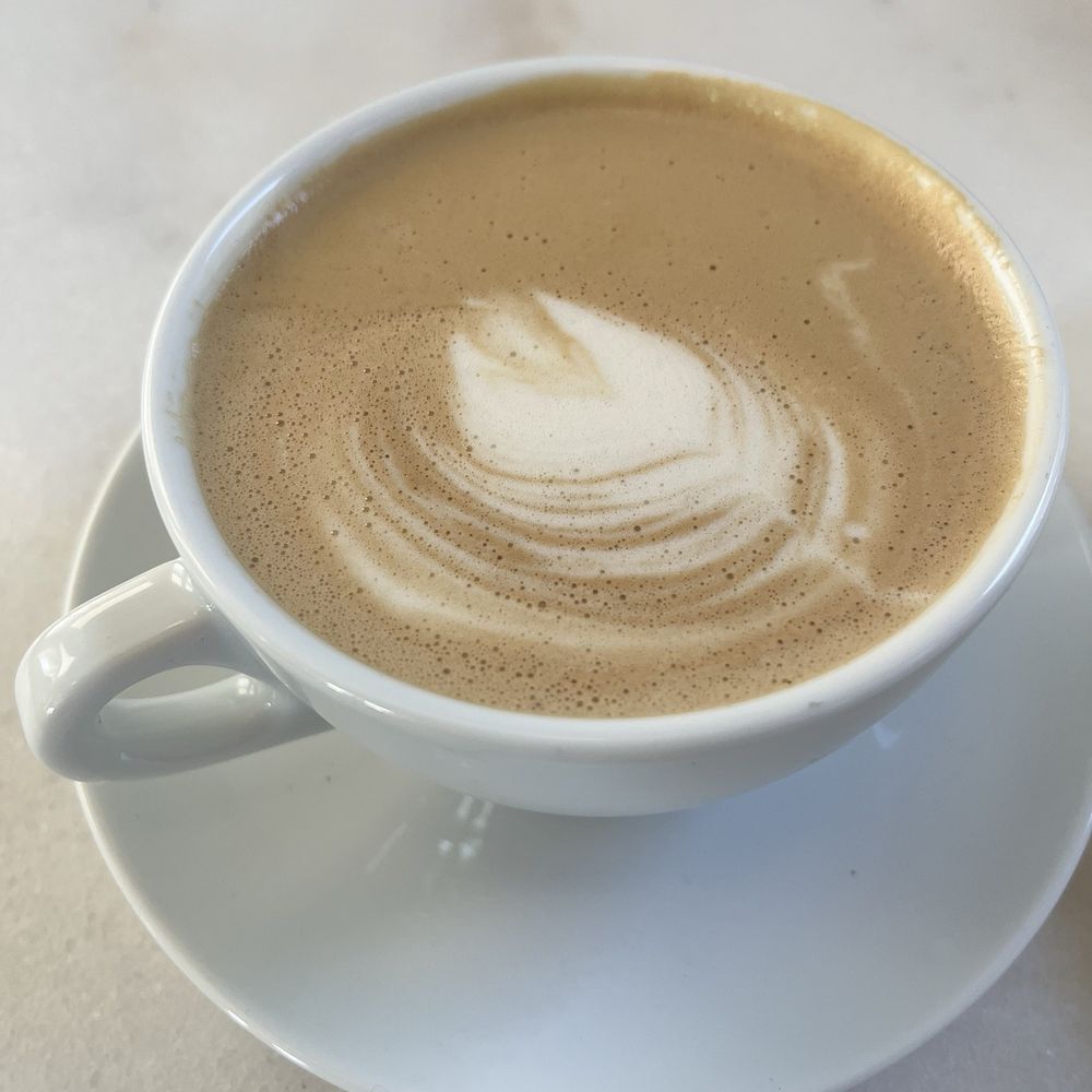 The golden one with oat milk; sugar free The golden one with oat milk; sugar free