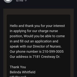 Meridian Care - An offer for a job
