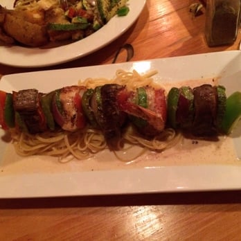 Max's Cafe - Surf and Turf kabob-- cooked to perfect and filling! - Breakfast & Brunch Near Me - Puerto Peñasco, SON