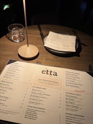 Menu photo 8 etta Scottsdale, AZ